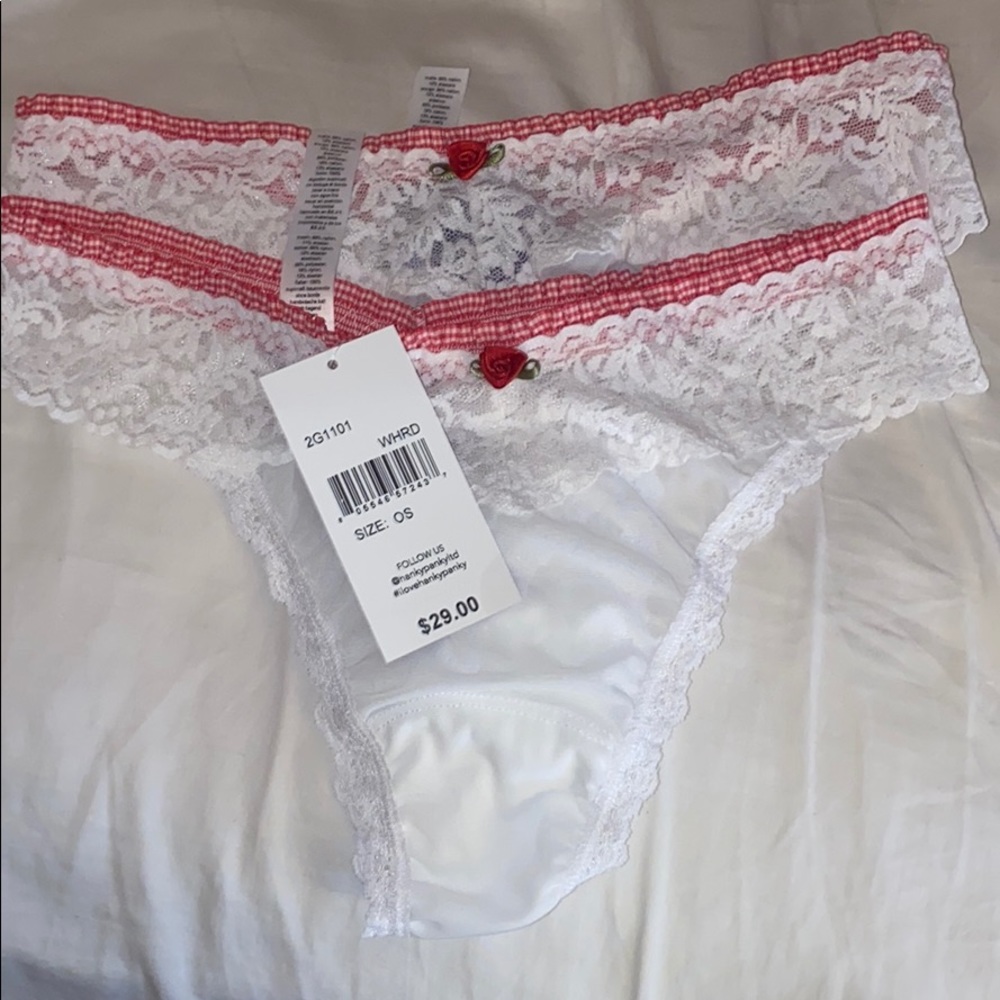 (2) Hanky Panky Original Rise Thong NWT